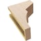 Ekena Millwork 4"W x 8"D x 12"H Classic Monterey Rough Cedar Woodgrain TimberThane Corbel, Primed Tan CORUR04X08X12MONRCPR - alternate 2